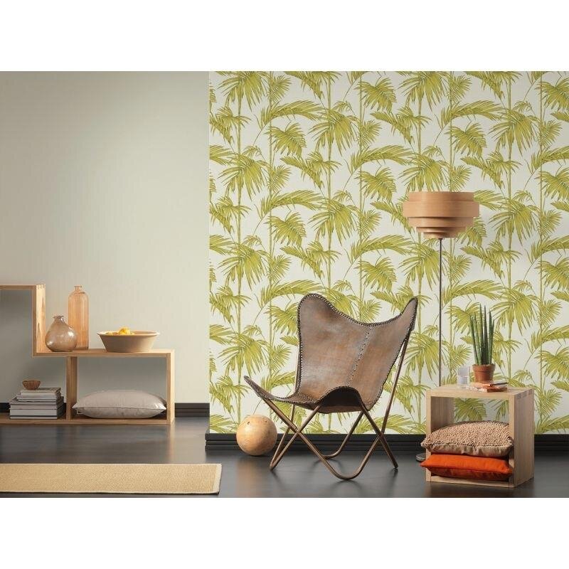 Tapete Grün, Weiß livingwalls Vliestapete (1028709)