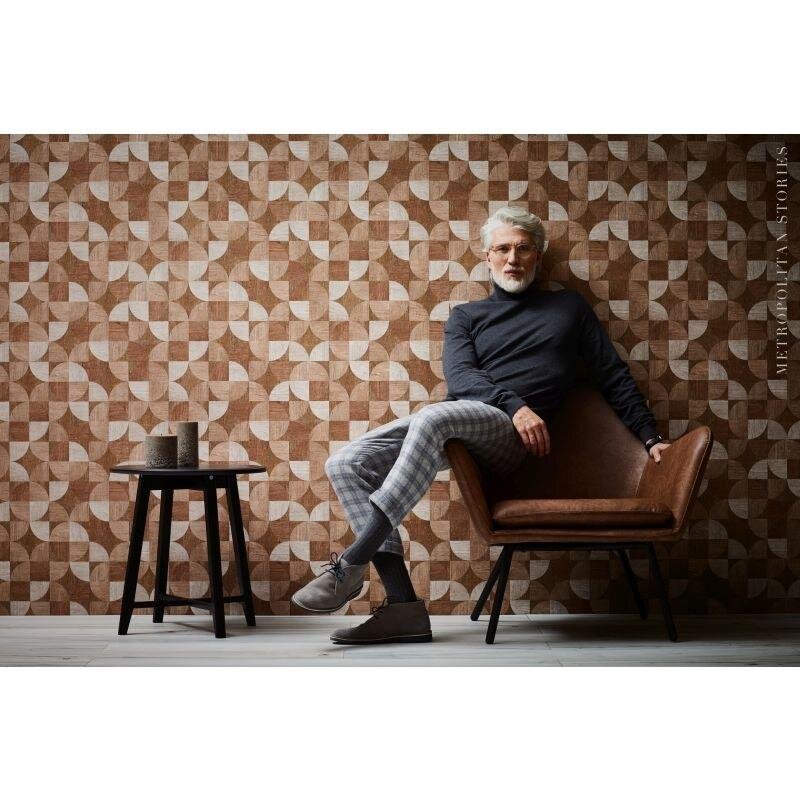 Tapete Grau, Silber, Weiß livingwalls Vliestapete (1028708)