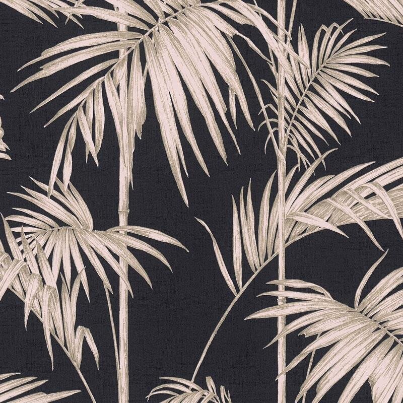 Tapete Schwarz, Anthrazit livingwalls Vliestapete (1028707)