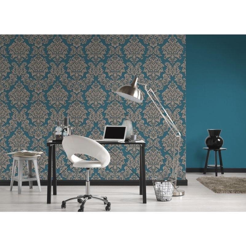 Tapete Blau, Grün, Petrol livingwalls Vliestapete (1028681)