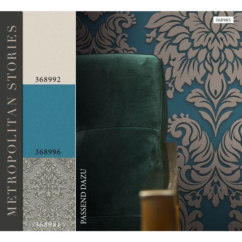 Tapete Blau, Grün, Petrol livingwalls Vliestapete (1028681)