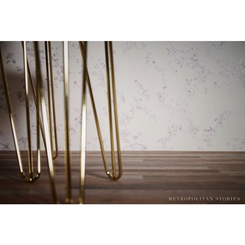 Tapete Rosa, Rose, Weiß livingwalls Vliestapete (1028669)