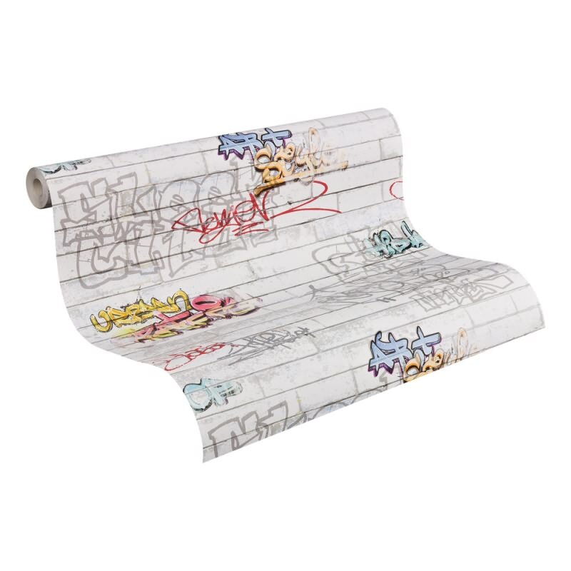 Tapete Grau, Silber AS-Creation Papiertapete (1023767)