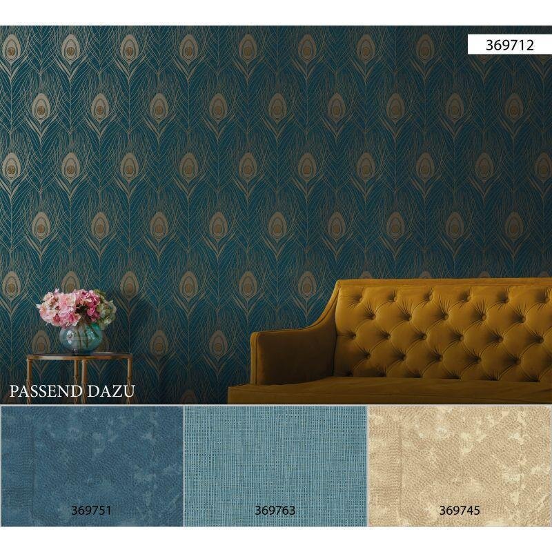 Tapete Türkis Architects Paper Vliestapete (1021362)