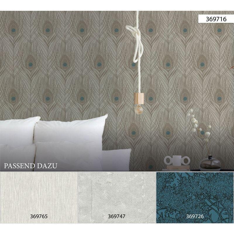 Tapete Grau, Silber Architects Paper Vliestapete (1021357)