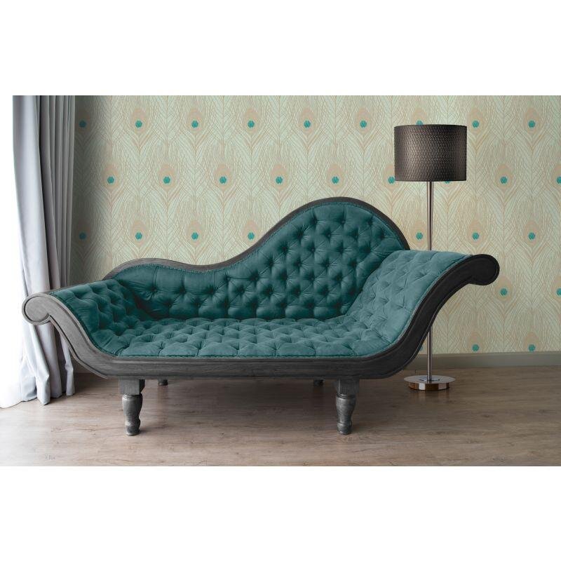 Tapete Braun, Türkis Architects Paper Vliestapete (1028772)