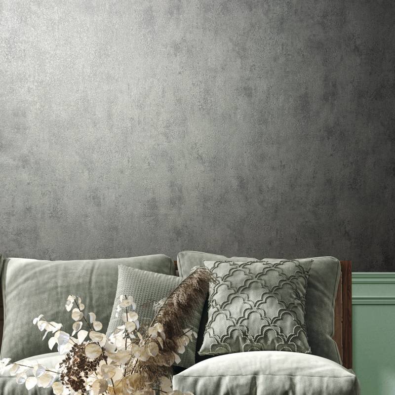 Tapete Grau, Schwarz, Anthrazit Novamur Vliestapete (1031205)