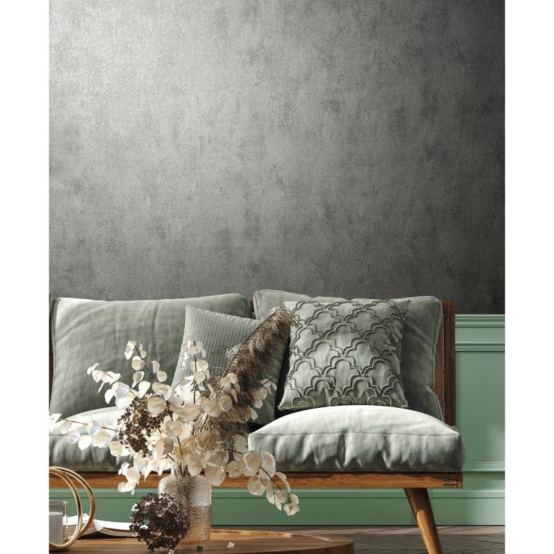 Tapete Grau, Schwarz, Anthrazit Novamur Vliestapete (1031205)