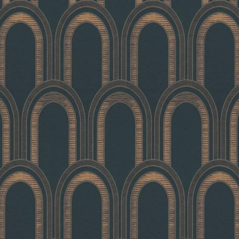 Tapete Schwarz, Anthrazit Architects Paper Vliestapete (1043616)