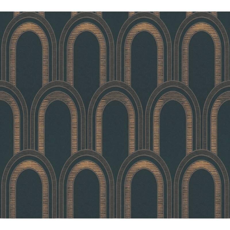 Tapete Schwarz, Anthrazit Architects Paper Vliestapete (1043616)