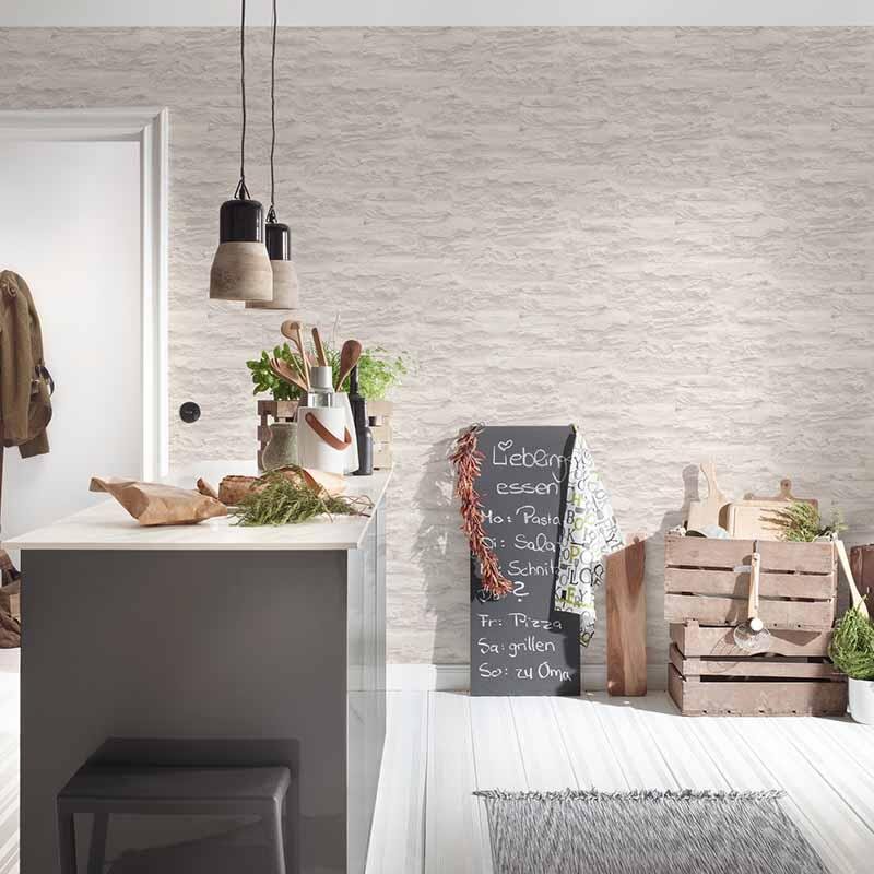 Tapete Beige, Creme AS-Creation Vliestapete (1033808)