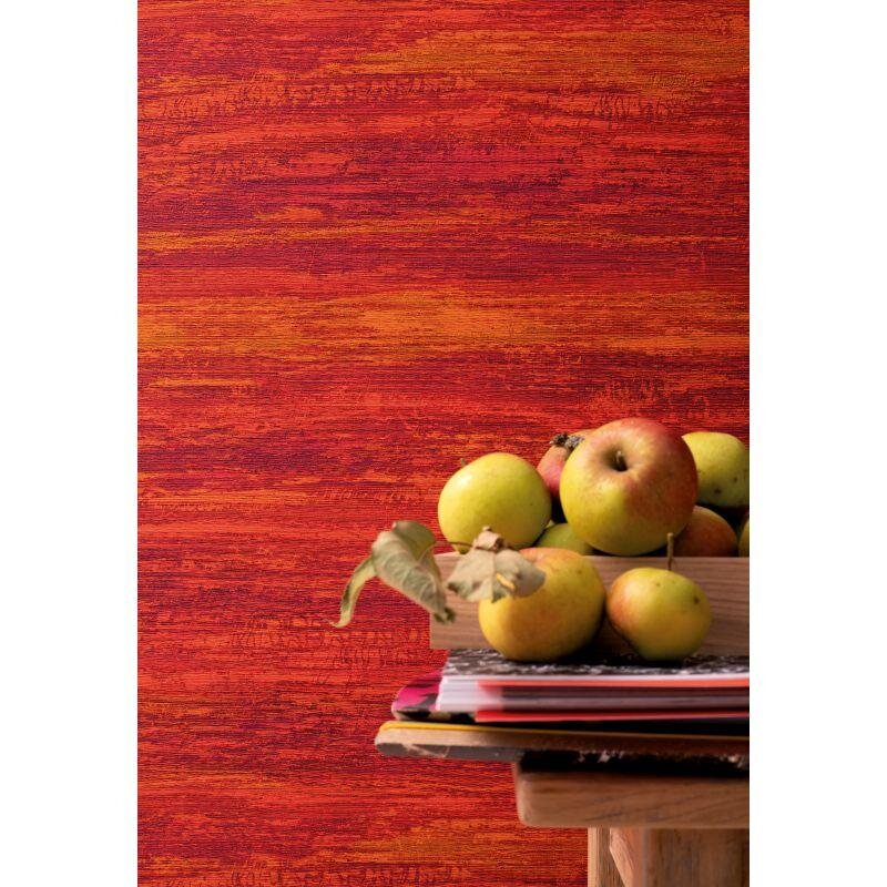 Tapete Rot, Orange, Terrakotta, Lila, Flieder Marburg Vliestapete (1032873)