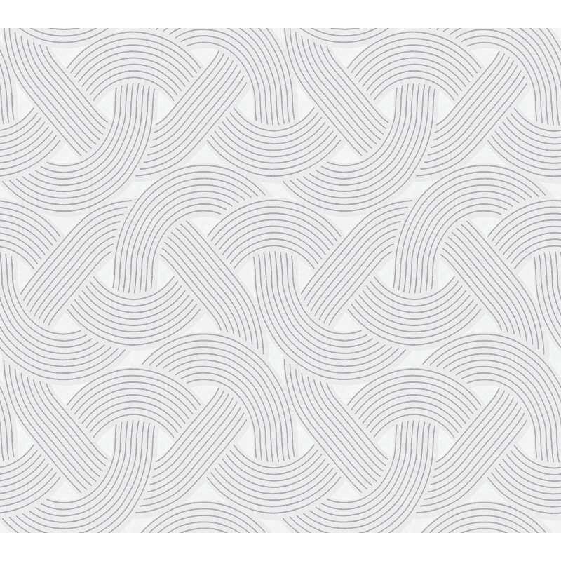 Tapete Grau, Silber, Weiß Architects Paper Vliestapete (1043614)