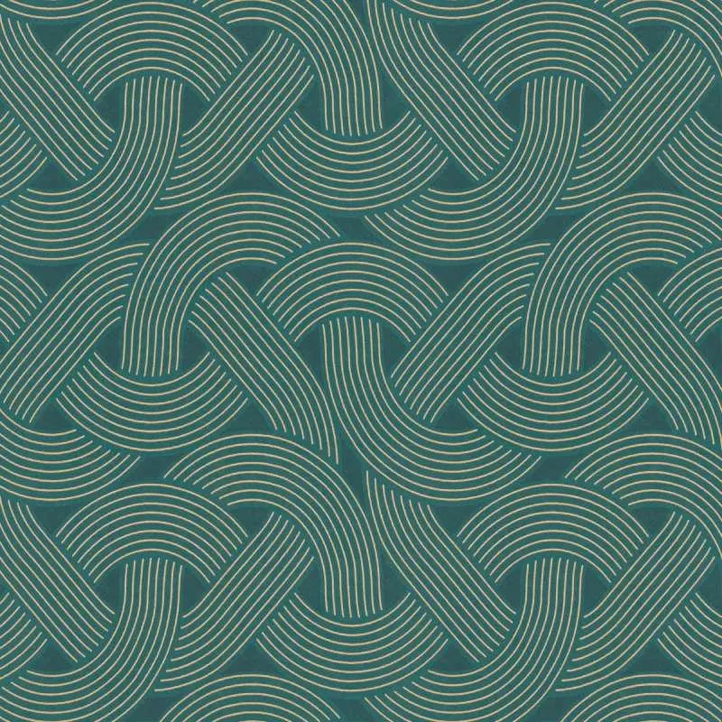 Tapete Blau, Grün, Petrol, Gold Architects Paper Vliestapete (1043613)