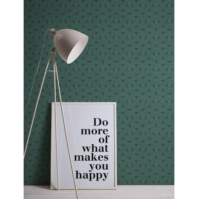 Tapete Blau, Grün, Petrol, Gold Architects Paper Vliestapete (1043613)