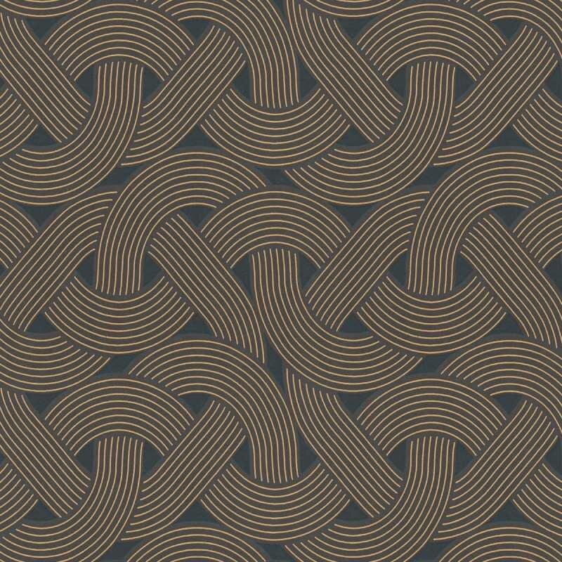 Tapete Schwarz, Gold Architects Paper Vliestapete (1043611)