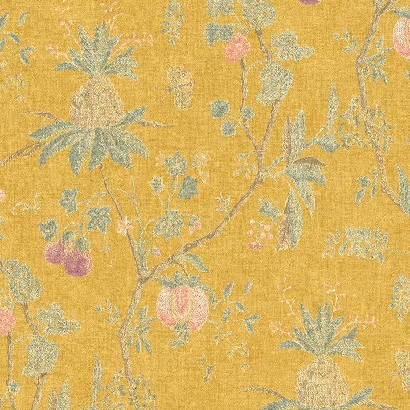 Tapete Gelb, Vanille, Grün livingwalls Vliestapete (1028498)