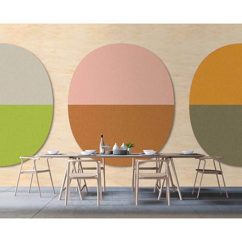 Digitaldruck-Tapete Split ovals 1 livingwalls (1026022)