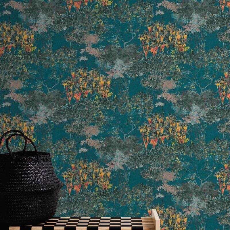 Tapete Blau, Grün, Petrol Architects Paper Vliestapete (1043604)