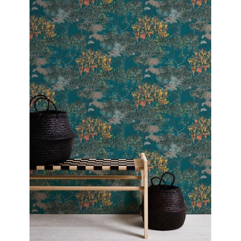 Tapete Blau, Grün, Petrol Architects Paper Vliestapete (1043604)