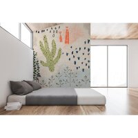 Digitaldruck-Tapete Crayon garden 2 livingwalls (1025978)