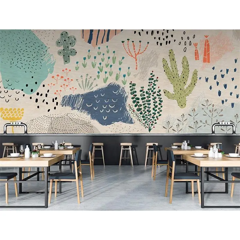 Digitaldruck-Tapete Crayon garden 1 livingwalls (1025977)