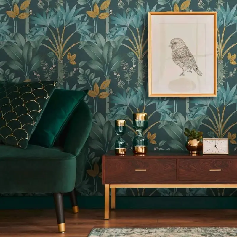 Tapete Blau, Grün, Petrol Architects Paper Vliestapete (1043598)