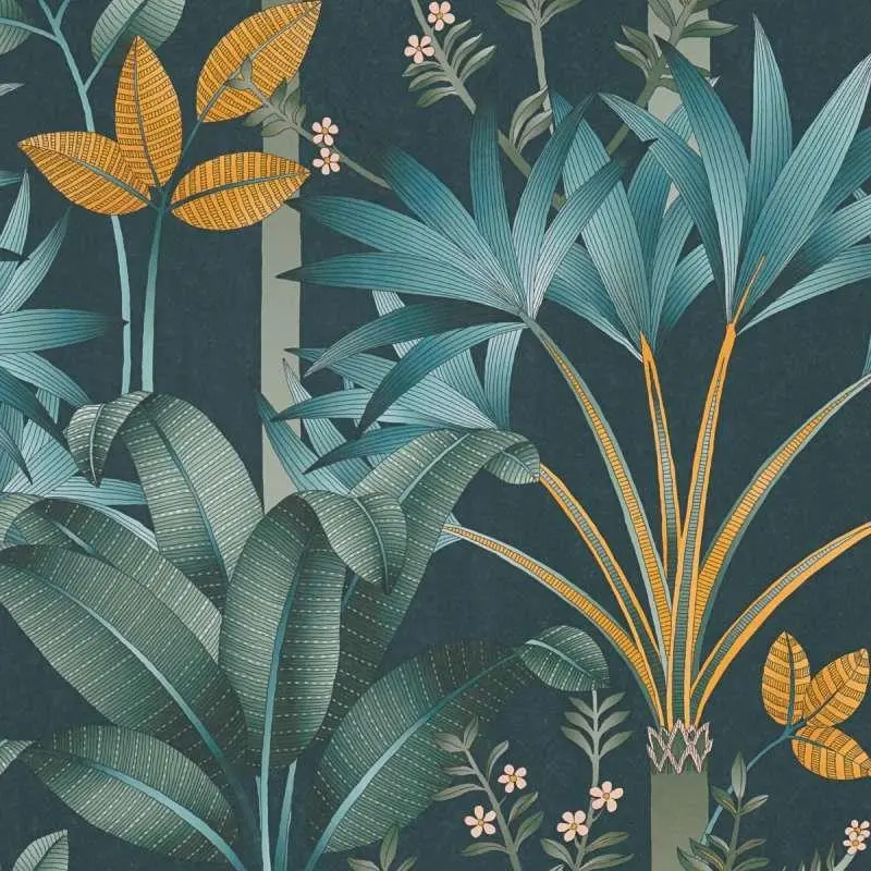 Tapete Blau, Grün, Petrol Architects Paper Vliestapete (1043598)