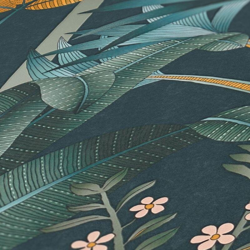 Tapete Blau, Grün, Petrol Architects Paper Vliestapete (1043598)