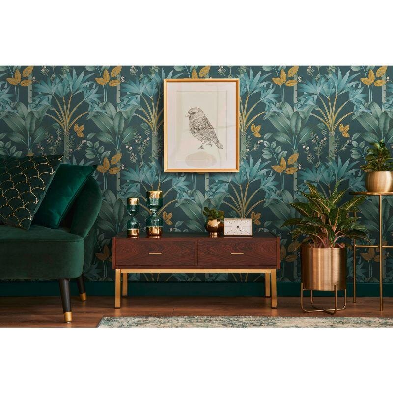 Tapete Blau, Grün, Petrol Architects Paper Vliestapete (1043598)