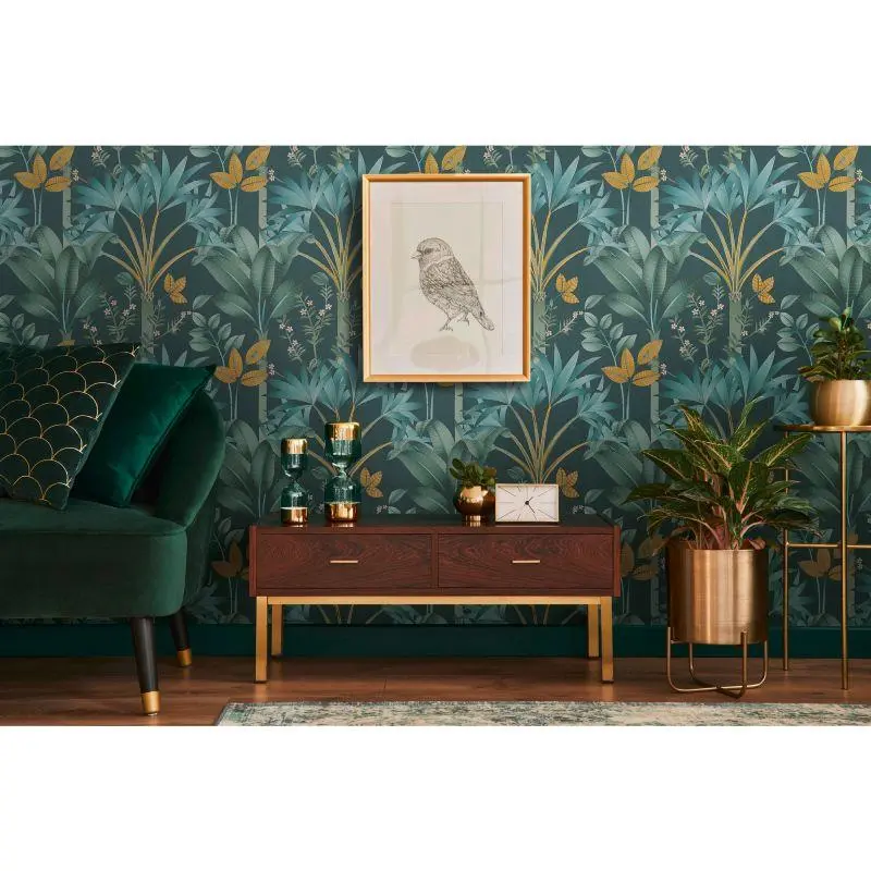 Tapete Blau, Grün, Petrol Architects Paper Vliestapete (1043598)