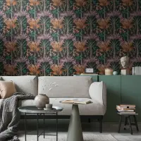 Tapete Schwarz, Braun, Lila Architects Paper Vliestapete...