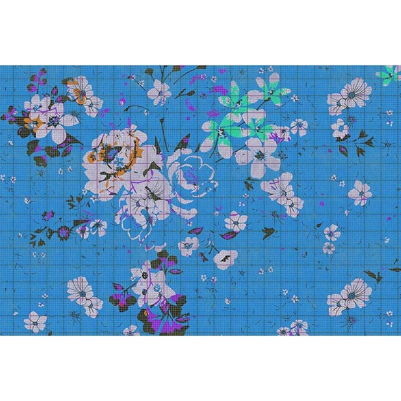 Digitaldruck-Tapete Flower plaid 3 livingwalls (1025902)
