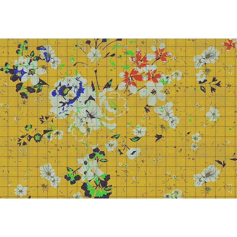 Digitaldruck-Tapete Flower plaid 1 livingwalls (1025900)
