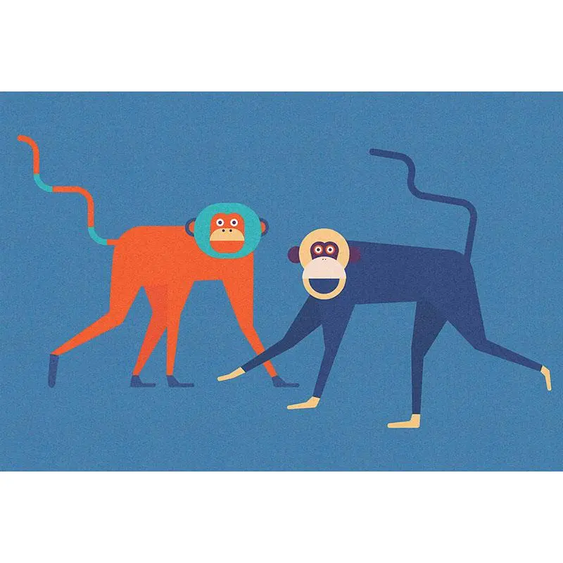 Digitaldruck-Tapete Monkey business 2 livingwalls (1016537)