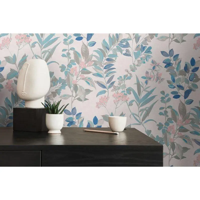 Tapete Weiß, Türkis Architects Paper Vliestapete (1043591)