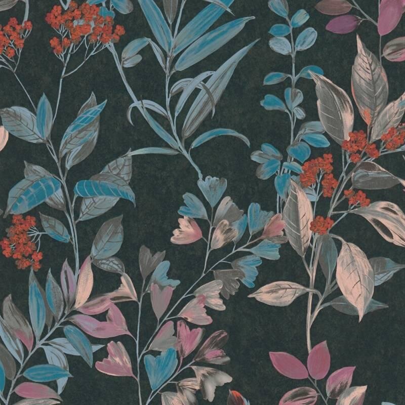 Tapete Schwarz, Blau, Lila Architects Paper Vliestapete (1043590)