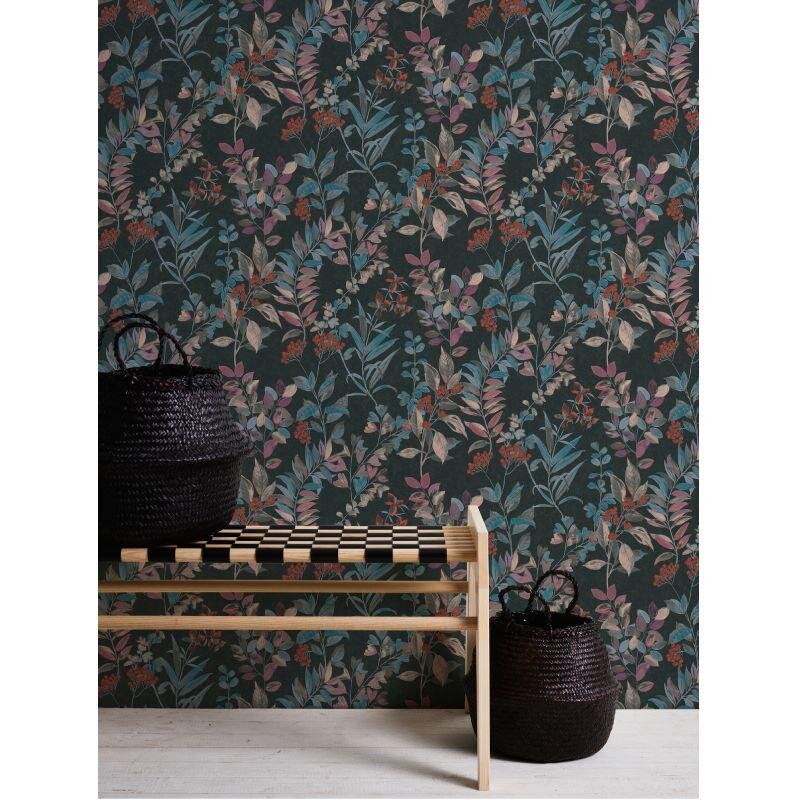 Tapete Schwarz, Blau, Lila Architects Paper Vliestapete (1043590)