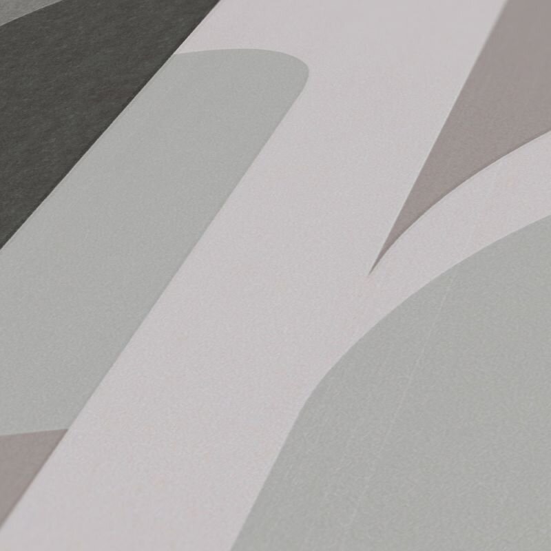 Tapete Grau, Schwarz Architects Paper Vliestapete (1043589)