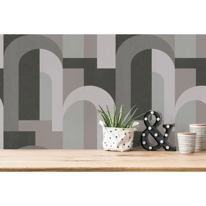 Tapete Grau, Schwarz Architects Paper Vliestapete (1043589)