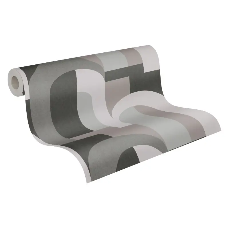 Tapete Grau, Schwarz Architects Paper Vliestapete (1043589)