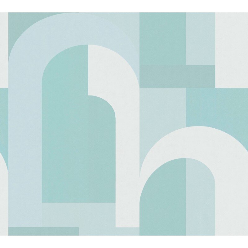 Tapete Türkis, Blau, Grün Architects Paper Vliestapete (1043588)