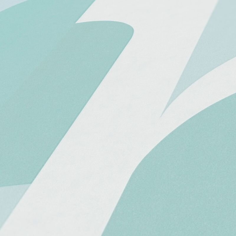Tapete Türkis, Blau, Grün Architects Paper Vliestapete (1043588)