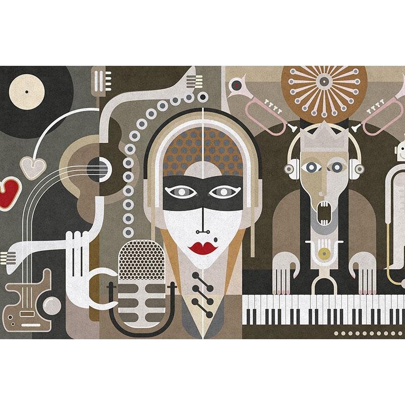 Digitaldruck-Tapete Wall of sound 3 livingwalls (1025828)