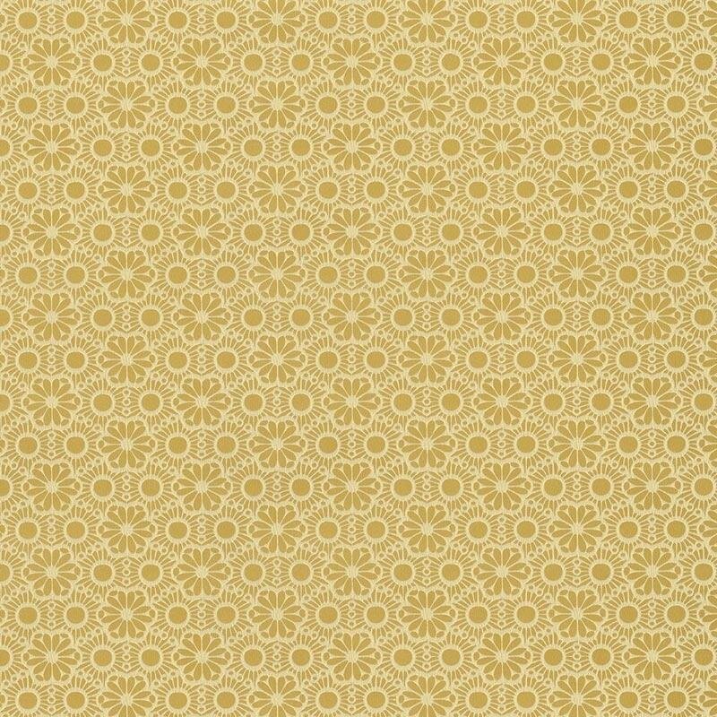 Tapete Gold, Kupfer Rice Vliestapete (1021751)