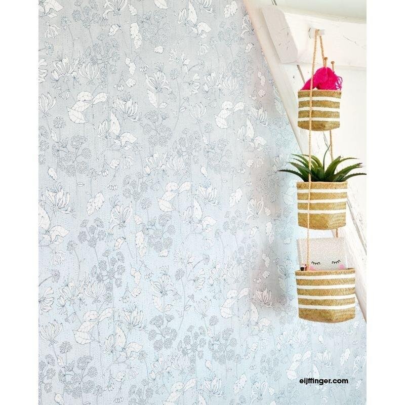 Tapete Grau, Silber Rice Vliestapete (1029535)