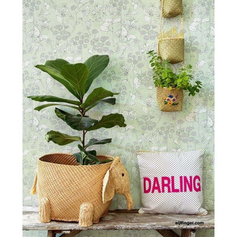 Tapete Grün Rice Vliestapete (1021749)