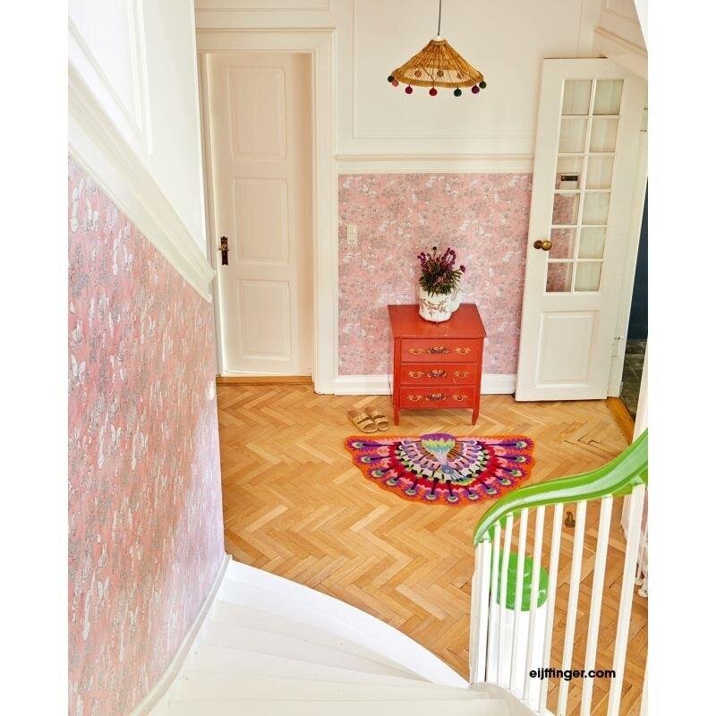 Tapete Pastellfarben, Rosa, Rose Rice Vliestapete (1021748)