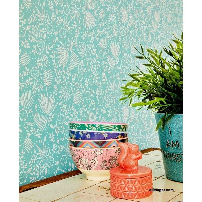 Tapete Türkis Rice Vliestapete (1021743)