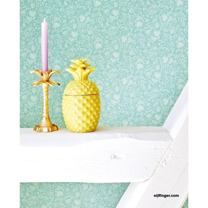 Tapete Türkis Rice Vliestapete (1021743)